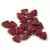 CzechMates 2 Hole Triangle Czech Glass Bead - Opaque Dark Red Travertine - 6mm