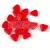 CzechMates 2 Hole Triangle Czech Glass Bead - Opaque Red - 6mm