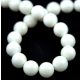Tridacna round bead - white - 10mm