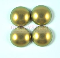 Tekla üveg kaboson - pastel khaki golden shine - 18mm