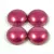 Imitation pearl glass cabochon - fuchsia golden shine - 14mm