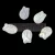Czech Glass Bead - Tulip - Crystal Matt AB - 16x11mm
