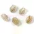 Czech Glass Bead - Tulip - Crystal Matt Gold - 16x11mm