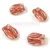 Czech Glass Bead - Tulip - Crystal Copper - 16x11mm
