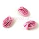 Czech Glass Bead - Tulip - Matt Pink Fuchsia - 16x11mm