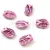 Czech Glass Bead - Tulip - Pink Violet - 16x11mm
