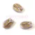 Czech Glass Bead - Tulip - Light Purple Gold - 16x11mm