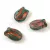 Czech Glass Bead - Tulip - Turquoise Copper - 16x11mm