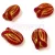 Czech Glass Bead - Tulip - Matt Siam Gold - 16x11mm