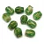 Czech Glass Bead - Tulip - Avocado Crystal Blend Gold - 9x7mm