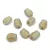 Czech Glass Bead - Tulip - Aqua Matt Gold - 9x7mm