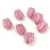 Czech Glass Bead - Tulip - Pink Violet - 9x7mm
