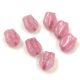 Czech Glass Bead - Tulip - Pink Violet - 9x7mm