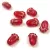 Tulip Bud - cseh préselt üveggyöngy - Ruby Copper - 12x8mm