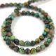 African Turquoise - round bead - 4mm (appr. 80-84 pcs/strand)