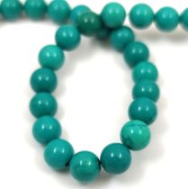 Turquoise - round bead - 8mm (appr. 44 pcs/strand)