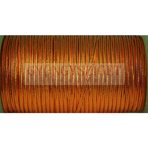Amerikai Sujtás zsinór - metallic copper - 3mm