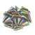Vexolo cseh préselt 2lyukú gyöngy - Crystal Vitrail - 5x8mm