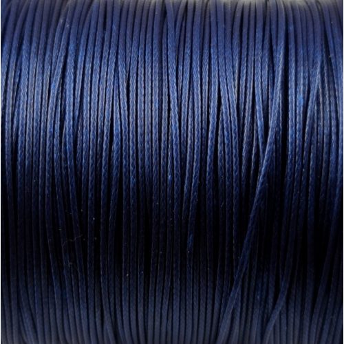 Waxed textilee Cord - Dark Blue - 0.5mm
