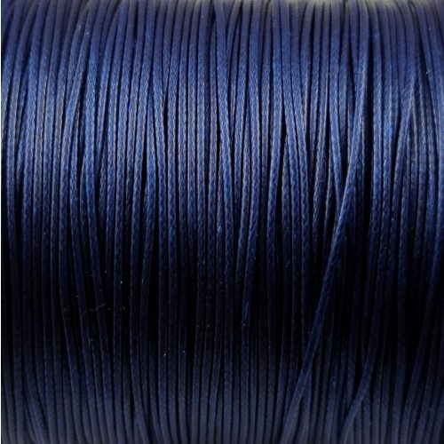 Viaszolt textilszál - Dark Blue - 0.5mm