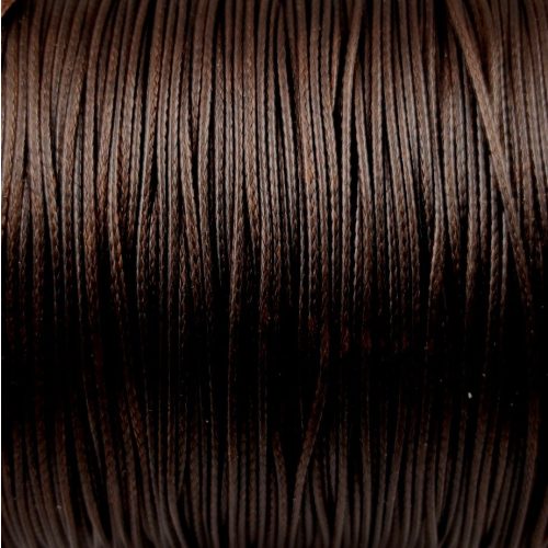 Viaszolt textilszál - Dark Brown - 0.5mm