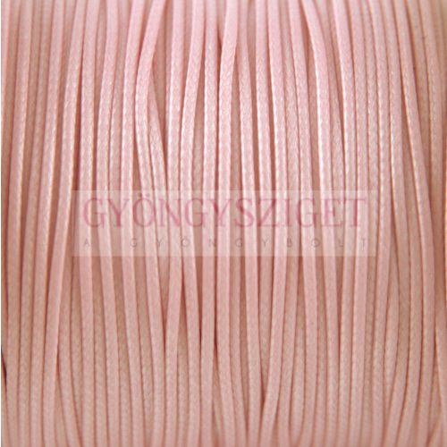 Viaszolt textilszál - Light Pink - 1mm