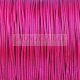 Waxed textilee Cord - Magenta - 1mm