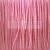 Waxed textilee Cord - Pink - 1mm