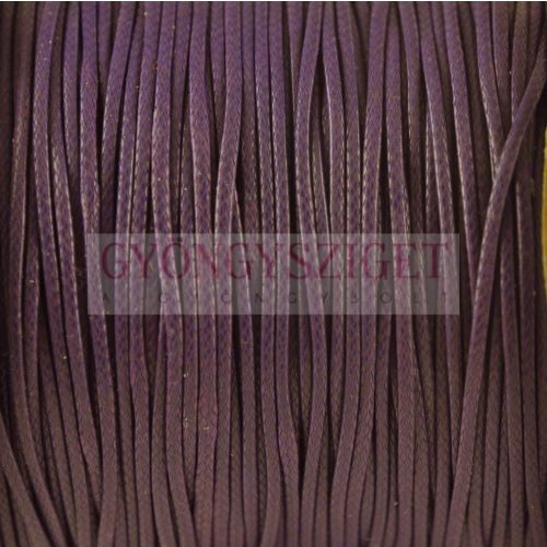Viaszolt textilszál - Purple - 1mm