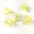 Plastic flower bead - Jonquil AB - 12x10mm