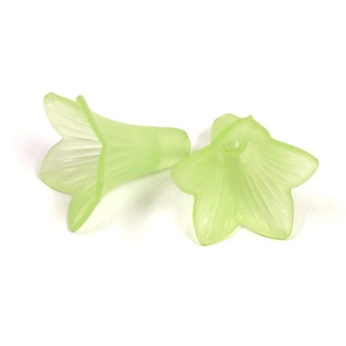Műanyag virág - Lime - 21mm