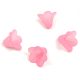 Plastic flower bead - Pink - 14x10mm