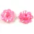 Plastic flower bead - Flamingo - 20 x 20 x 8 mm