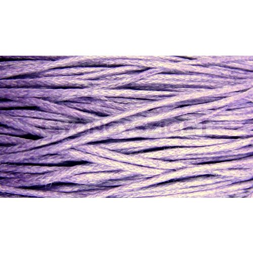 Viaszolt textilszál - lila