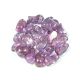 Zoliduo Czech Pressed 2 Hole Glass Bead - Crystal Vega Luster - 5x8mm - left