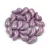 Zoliduo cseh préselt 2lyukú gyöngy - Purple Vega Luster - 5x8mm - BALOS