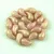 Zoliduo Czech Pressed 2 Hole Glass Bead - Alabaster Red Terracotta - 5x8mm - right