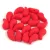 Zoliduo Czech Pressed 2 Hole Glass Bead - Opaque Matt Red - 5x8mm - right